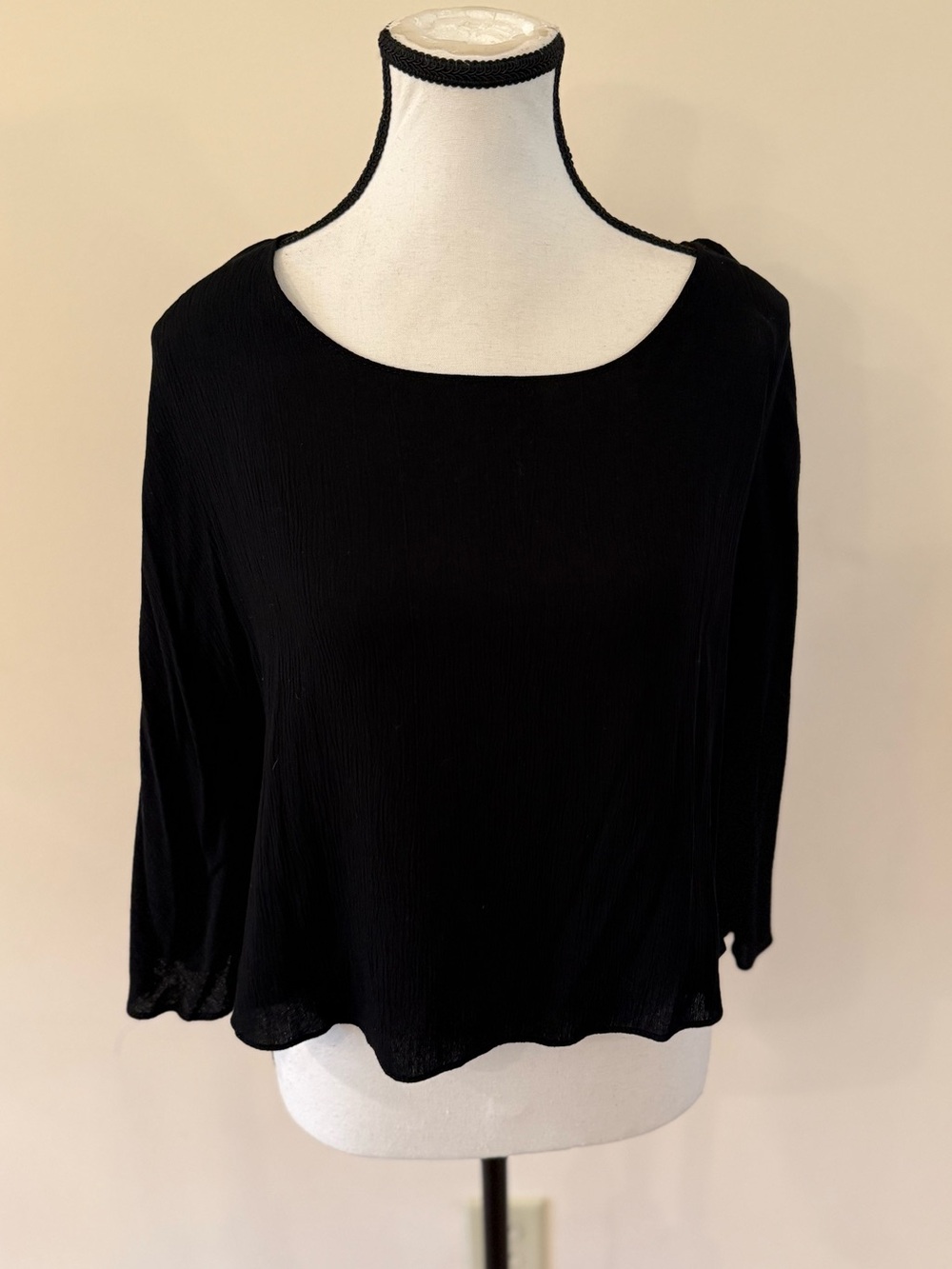 NYMPHE Black Women's Tank Top - Classic Crew Neck size Small - Picture 1 of 7